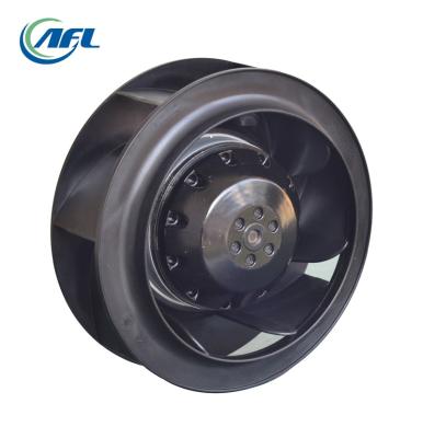 China Hotels AFL 175mm Diameter AC 220V 230V Plastic Impeller Blower Rear Centrifugal Fan for sale