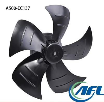 China Hotels AFL 500mm 220V 380V EC Axial Fans With One Configurable Net And Wind Guide Panel for sale