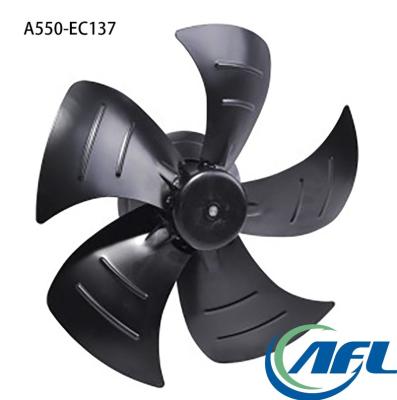 China Hotels AFL 550mm 220V 380V EC Axial Fans With One Configurable Net And Wind Guide Panel for sale