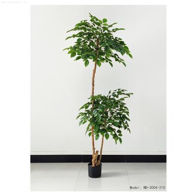 China New Design Art Decor 2022 Artificial Plant House Decoration Artificial Plant As Real Tree Happiness Green Artificial Big Trees for sale