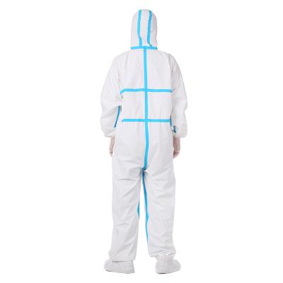 China High Quality Disposable Medical Disposable Hospital Protective Clothing Coverall for sale