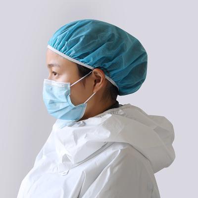 China Clean And Smooth Medical Disposable Cap Nonwoven Fabric Surgical Use For Hospital for sale