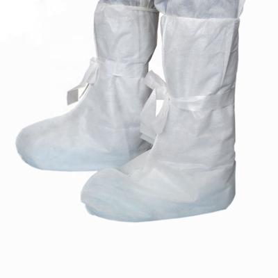 China Protective China Disposable Medical Shoe Covers PE+PP Nonwoven Medical Shoe Cover for sale