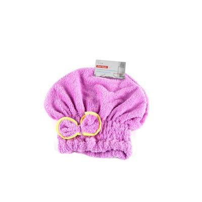 China QUICK DRY Microfiber Waffle Hair Quick Drying Drying Towel For Women Hair Towel Cap Custom Hat for sale