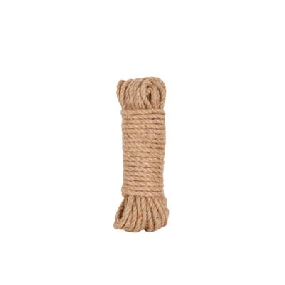 China Durable Natural Untreated Natural Jute Jute Wrapping Rope DIY Decoration Jute Braided Twisted Rope Jute Cords for sale