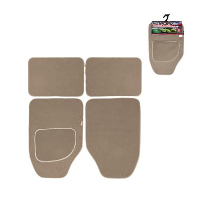 China Brief & Universal Single Color Car Floor Cover Velvet Heavy Duty Protective PVC Made Mat Car Mat for sale