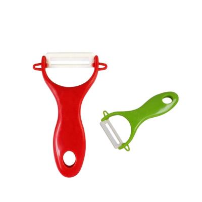 China Viable Popular Fruit Vegetable Skin Removal Plastic Peeler Portable Kitchenware for sale