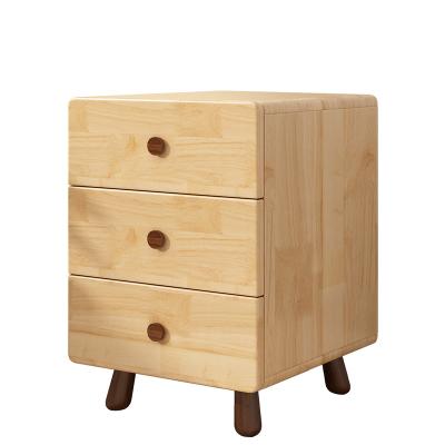 China Extendable YMSC Bedroom Furniture Wooden Bedside Table Nightstand with Drawers Chest bedside Cabinet for sale