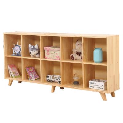 China Minimalist YMSC Solid Wood Corner Shelf Storage Rack Bookcase Modern Design Bookshelf for Living room for sale