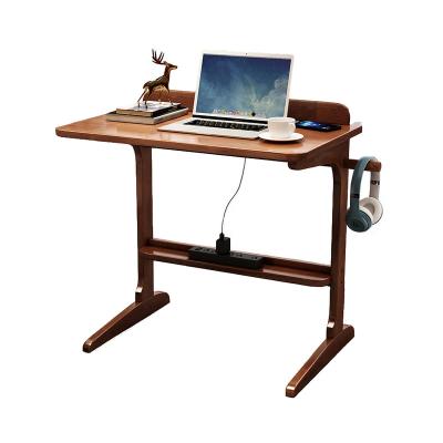 China Extendable YMSC Convenient Computer Desk End Table for Work Solid Wood Office Desk  Wooden Office Furniture for sale