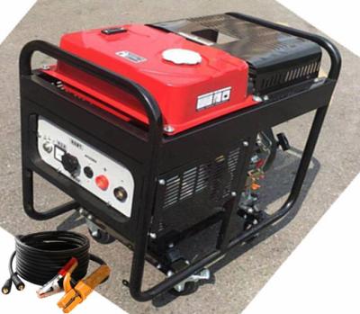 China Construction Material Shops 300A 250Amp Muttahida Majlis-e-Amal Gasoline Arc Welder 10kva Motor Generator 200A Gasoline Welding Machine for sale