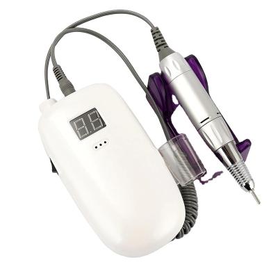 China Nail Polishing 2022 Radio Charging Rechargeable Nail Drill Machine Nail Cutter For Personal Beauty Care for sale