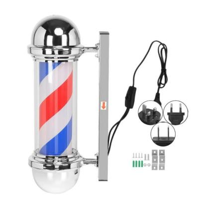 China Hot Sale Belmax 72cm Waterproof Barber Shop Swivel Light Pole Barber Pole Floor Lamp for Barber Shop Equip for sale