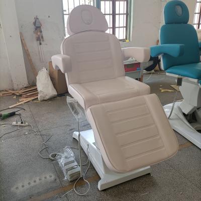 China Comfortable High Quality Hair Salon Equipment Furniture Beauty Salon Massage Bed 3/4 Motors Electric Multifunctional Spa Facial Bed for sale