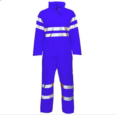 China Wholesale Eco-Friendly Vis Workwear Coverall Mechanic Construction Oil Gas Safety Overalls Hi for sale