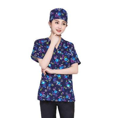 China alcohol blood & Medical Liquid Repellent Scrubs Women Senior Medical Dental Suit Men's Clinic Clothing Uniforms Nursing Pant Surgical Gown for sale