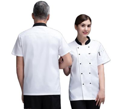 China Kitchen Black Restaurant Chef Uniforms Custom Cooking Jacket Clothing Uniform Anti-Pilling for sale