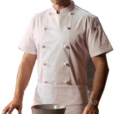 China Anti-Pilling High quality unisex hotel and restaurant OEM exquisite variety of fashionable chef coat jacket uniforms for sale