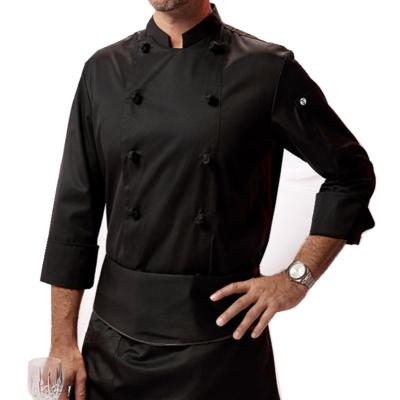 China Anti-Pilling Chef Uniform For Restaurant And Bar Chef Coat Cooking Senior Chef Jacket Specializing In Production And Wholesales for sale