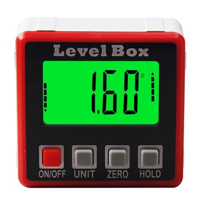 China Competitive Price Plastic Four-Button Digital Display Magnetic Lower Precise Inclinometer 79-184B for sale