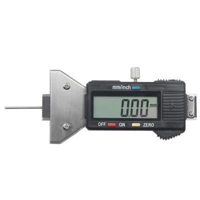 China Wholesale High Quality Black Metal Accurate Stainless Steel Digital Tire Groove Depth Gauge for sale