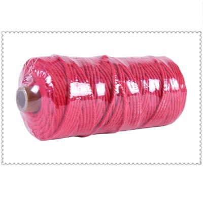 China High Tenacity Decorations Twisted Cotton Rope Macrame Cotton Knitting Rope for sale