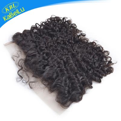 China Loose Wave Cheap Loose Full Lace Frontal Closures, 30 Inch Curly Loose Wave Bundles With Headband, Kinky Curly Lace Headband for sale