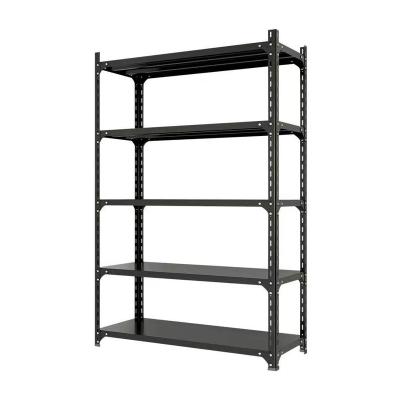 China Corrosion Protection Metal Steel Shelf Easy Assemble Corner Shelving Slotted Bolt Stacking Shelves for sale