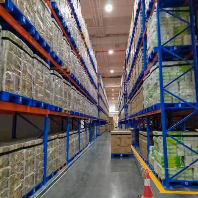 China Corrosion Protection Heavy Duty Warehouse Pallet Racking Rack Storage Overhead Double Pallet Deep Bay Warehouse Shelves With Mesh Racks for sale