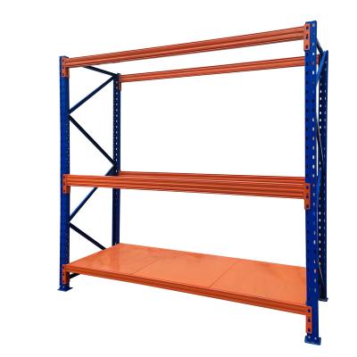 China Corrosion Protection Warehouse Shelf Industrial Set Heavy Selective Steel Pallet Rack for sale