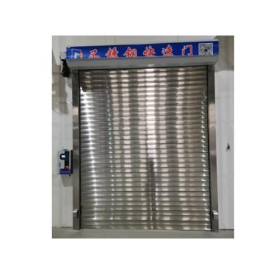 China Good Buffer Anti-theft Room Air Shower AGV Price Stainless Steel Entry Door PVC High Speed ​​Fast Roll Up Door for sale