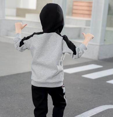 China Wholesale Kids Clothing Winter Fleece Anti-Shrink Jacket For Kids Warm Hoodie Terry Sweatpants For Boys for sale