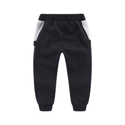 China Wholesale Color Fade Proof French Terry Sweatpants Boy's Fashion Clothes Kids Fleece Baby Casual Pants for sale