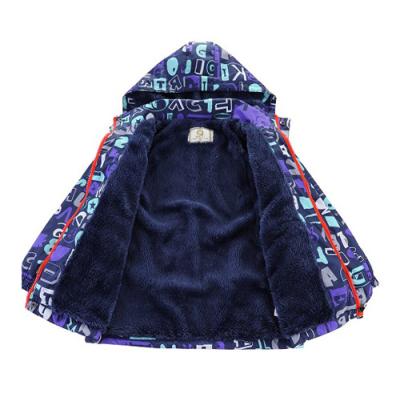 China Anti-wrinkle Kids Cloth Fashion Design Winter Kids Hoodies Boy Jacket for sale