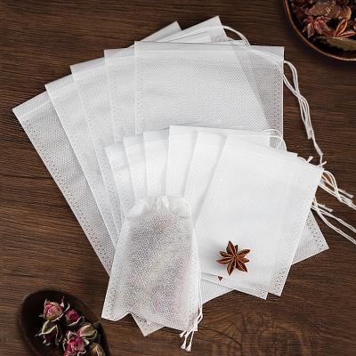 China Eco-friendly Clear Filter Transparent Corn Based Fiber Pouch PLA Herb Organic Tea Bag Biodegradable Pouches for sale