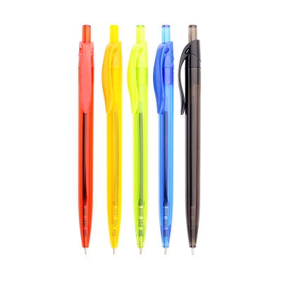 China School Ball Pen High Quality Clear Advertising Promotional Smooth Writing Ballpoint Pens for sale