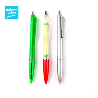 China Promotional Promotional Pen Customized Cheap Transparent CMYK Printing Banner Flag Pens For Advertising Gifts for sale