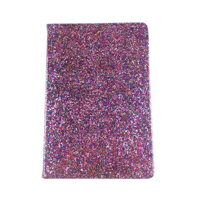 China OEM China Printed Durable Fancy Hardcover Glitter Gold Edges and Custom Logo Notebooks Journals for Females for sale