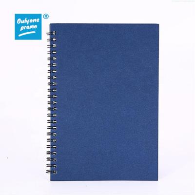 China Spiral Wholesales High Quality Size 120 Pages A5 Spiral Notebooks Planners Recycled Journals for sale