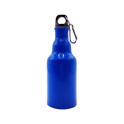 China Viable Wholesales Single Walled Beer Bottle Shaped Small Mouth 550ml Aluminum Drink Water Bottles For Outdoor Sports And Promotions for sale