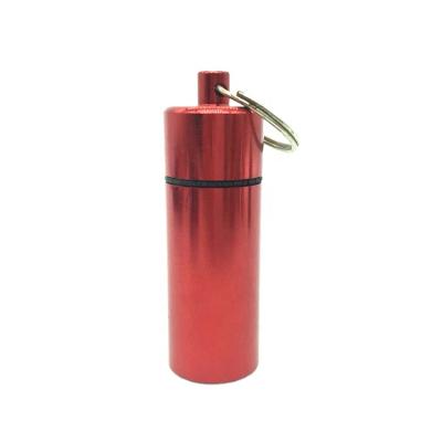 China Tablet container wholesales aluminum alloy metal medicine capsule hot sale waterproof Eco-friendly bottle for promotions for sale