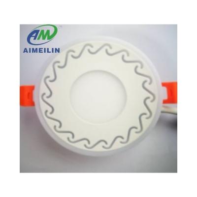 China Modern LED Recessed Roond Ceiling Lamp Double Reputation Good Color 3+3W Insulated Driver 265V LED Downlight for sale