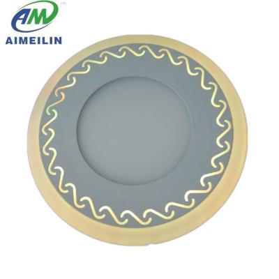 China Modern LED Premium Quality Round Panel Light Indoor Outdoor Uninsulated Driver Bicolor 6+3W 265V Downlight for sale