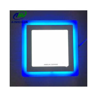 China Modern Indoor LED Square Recessd Panel Light Quality Ultra Thin Downlight 6+3W AC220V Non- Isolation Driver for sale