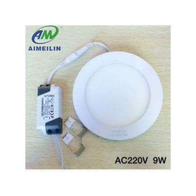 China Modern LED Panel Light Manufacture 3W6W9W12W15W18W24W Recessed Round SMD285 Dimmable Lighting for sale