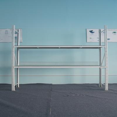 China Metal Pallet Storage Steel Warehouse Shelving 50-150 Kg/Layer Weight Capacity for sale