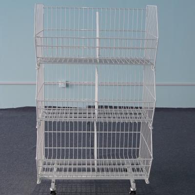 China Warehouse Storage Cages Metal Stackable Pallet for sale