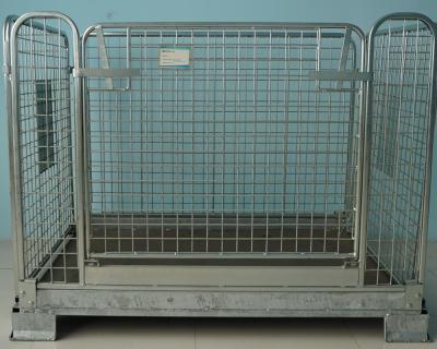 China Huge Metal Security Cage Mesh Box Pallet Metallic Q235 For Store And Storage for sale