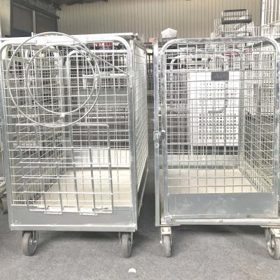 China Wire Mesh Storage Cages Stock  2 Layers for sale