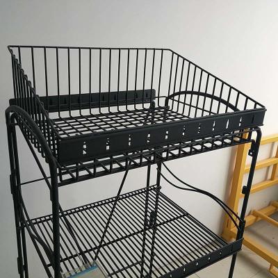 China Advertising Coffee Display Rack  L*W*H 700*600*1500 Size ISO9001 2000 for sale